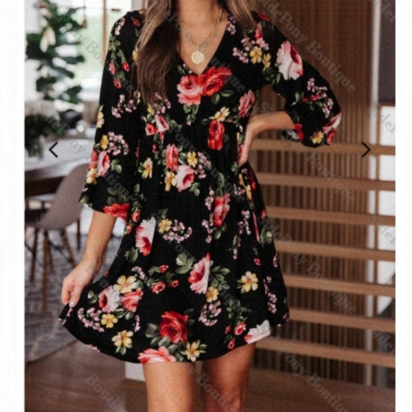 Dreams floral dress by white birch - Picture 1 of 5